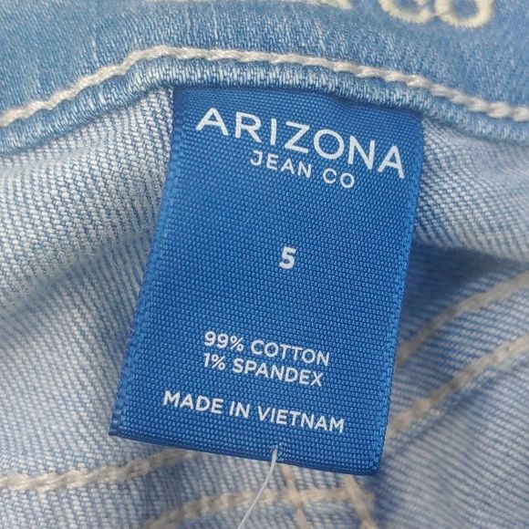 Arizona jean company crop jegging fraye… - Picture 6 of 6